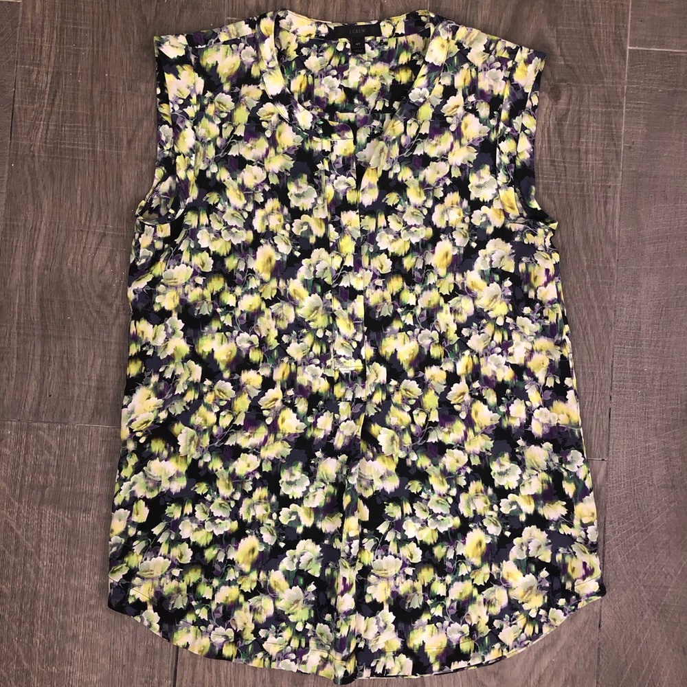 Silk JCrew Drapey Tank